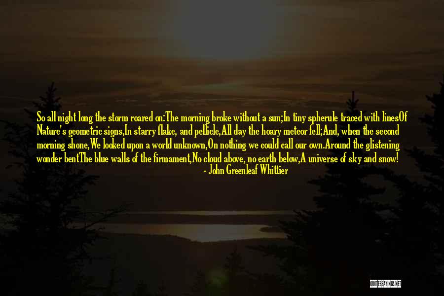 Flake Quotes By John Greenleaf Whittier