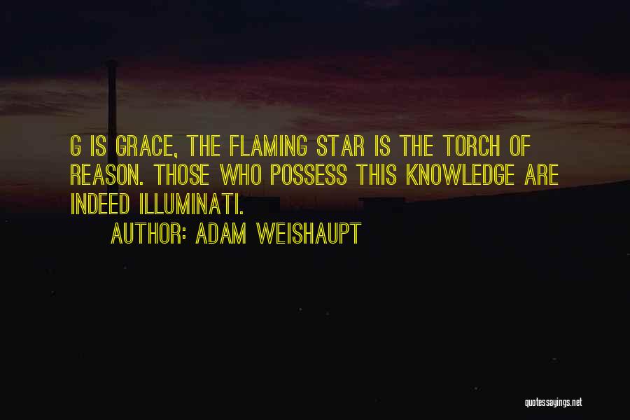 Flaming Quotes By Adam Weishaupt