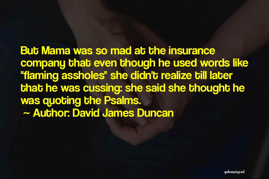 Flaming Quotes By David James Duncan