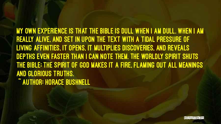 Flaming Quotes By Horace Bushnell