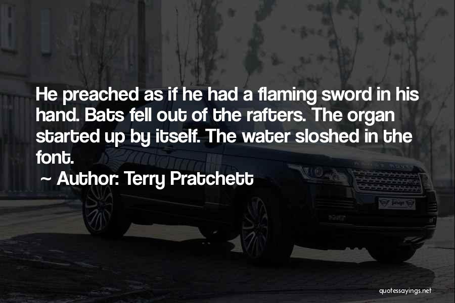 Flaming Quotes By Terry Pratchett