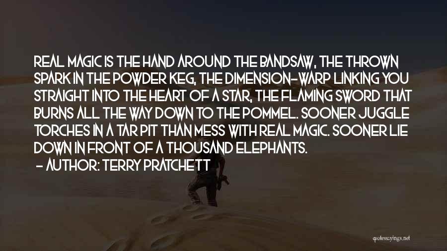 Flaming Quotes By Terry Pratchett