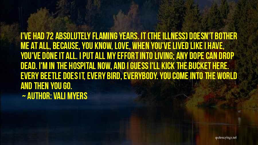 Flaming Quotes By Vali Myers