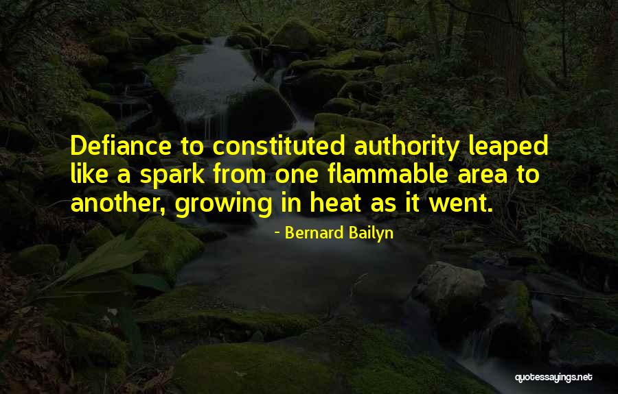 Flammable Quotes By Bernard Bailyn