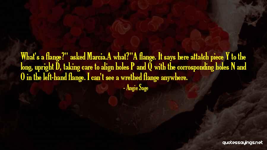 Flange Quotes By Angie Sage Flange Quotes By Angie Sage
