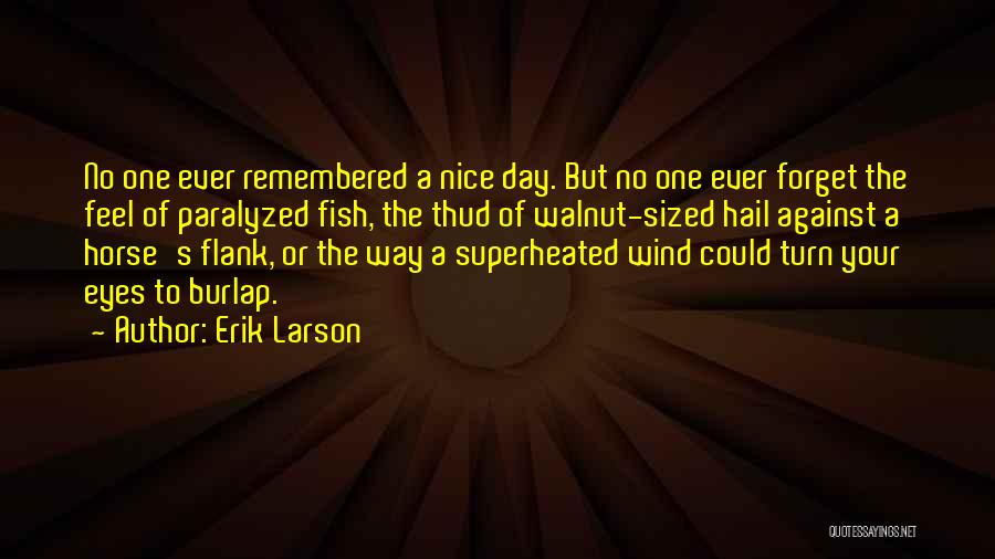 Flank Quotes By Erik Larson