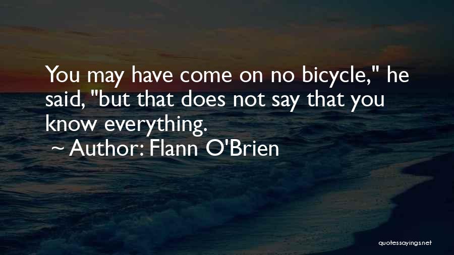 Flann O'Brien Quotes 369644