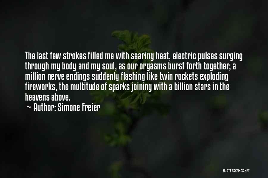 Flashing Love Quotes By Simone Freier