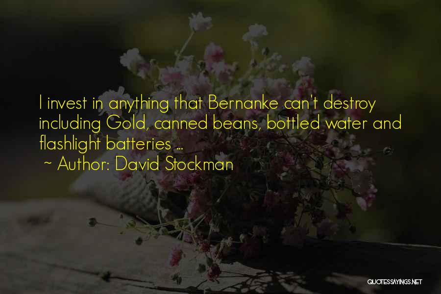 Flashlight Quotes By David Stockman