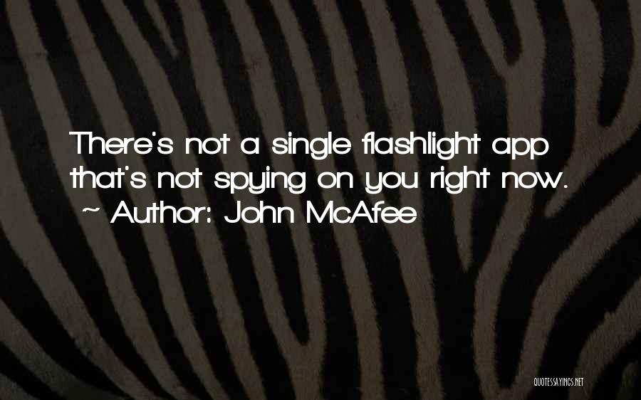 Flashlight Quotes By John McAfee