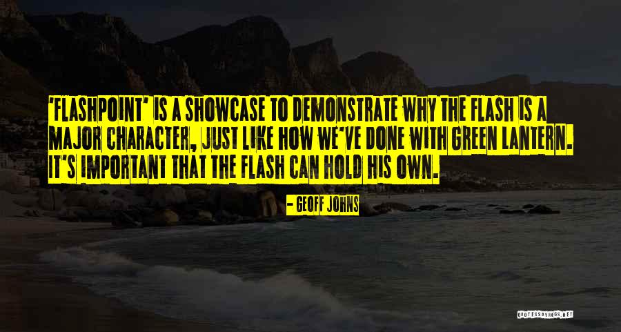 Flashpoint Quotes By Geoff Johns Flashpoint Quotes By Geoff Johns