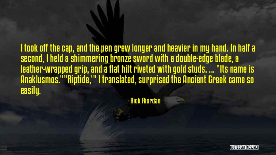 Flat Cap Quotes By Rick Riordan