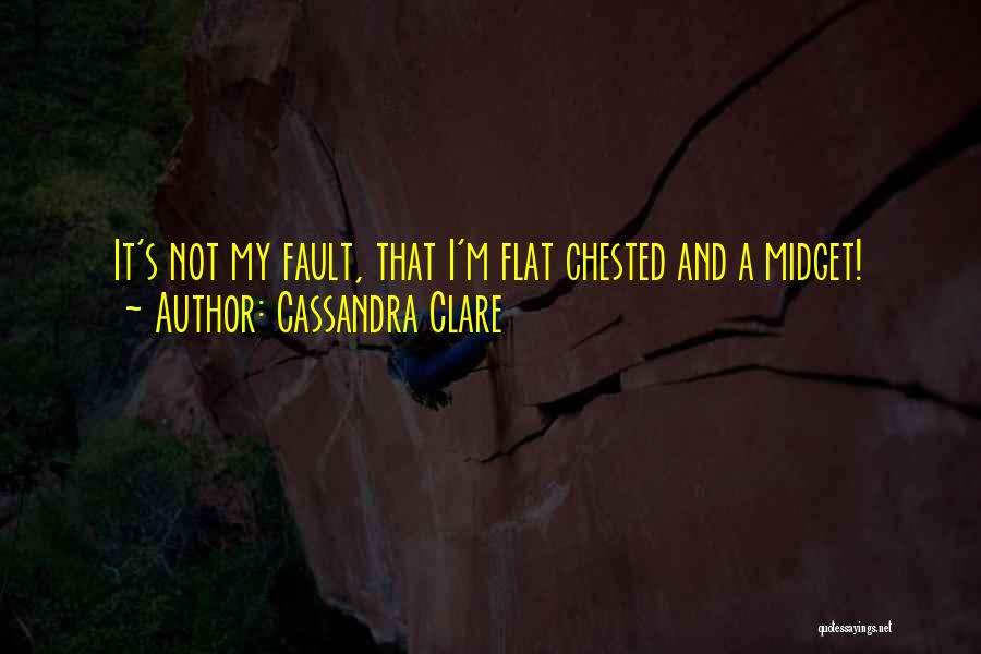 Flat Chested Quotes By Cassandra Clare