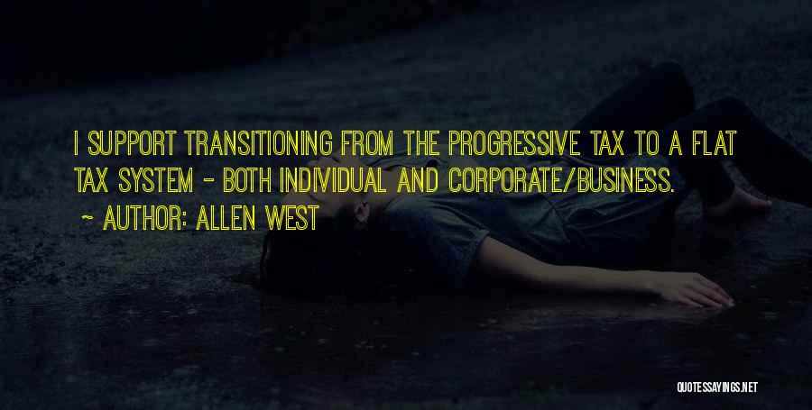 Flat Tax Quotes By Allen West