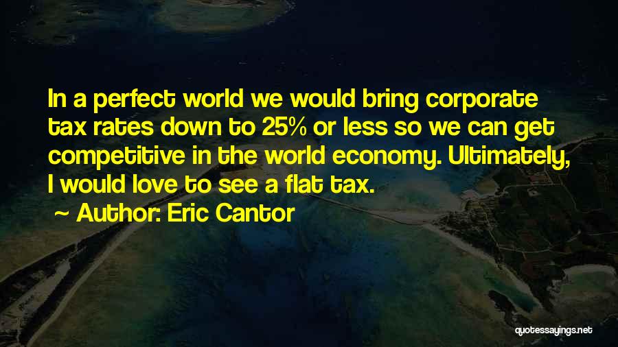 Flat Tax Quotes By Eric Cantor