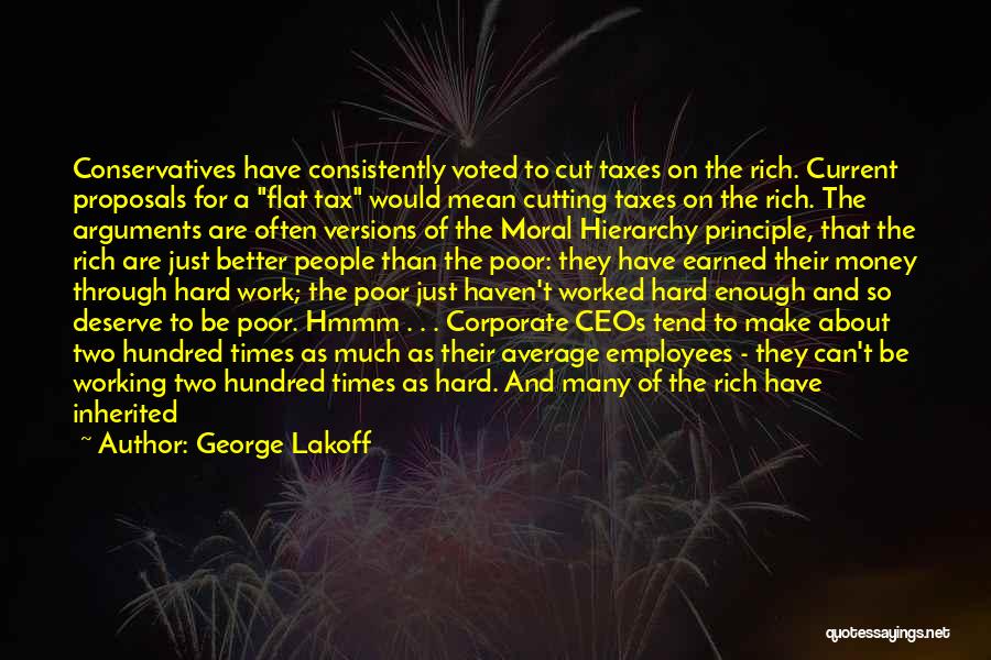 Flat Tax Quotes By George Lakoff