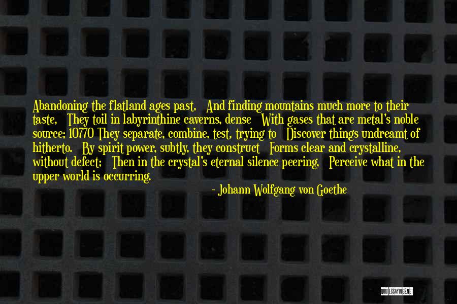 Flatland Quotes By Johann Wolfgang Von Goethe