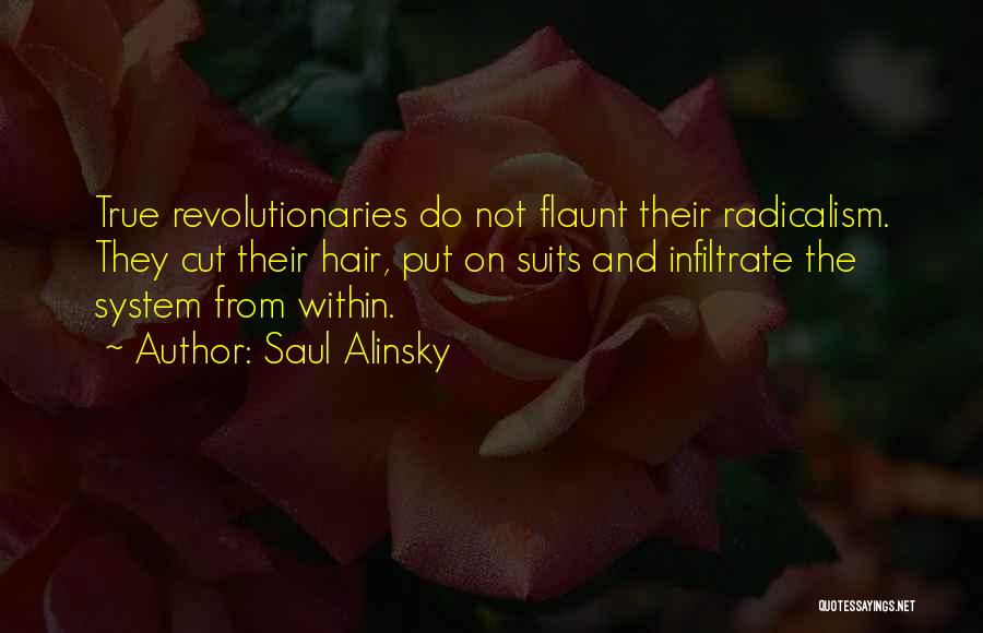 Flaunt Quotes By Saul Alinsky