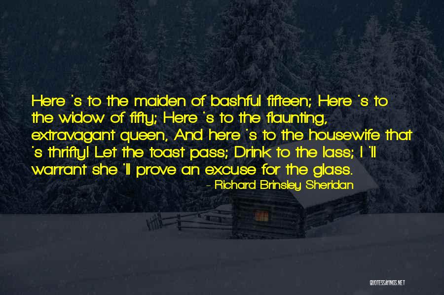 Flaunting Quotes By Richard Brinsley Sheridan