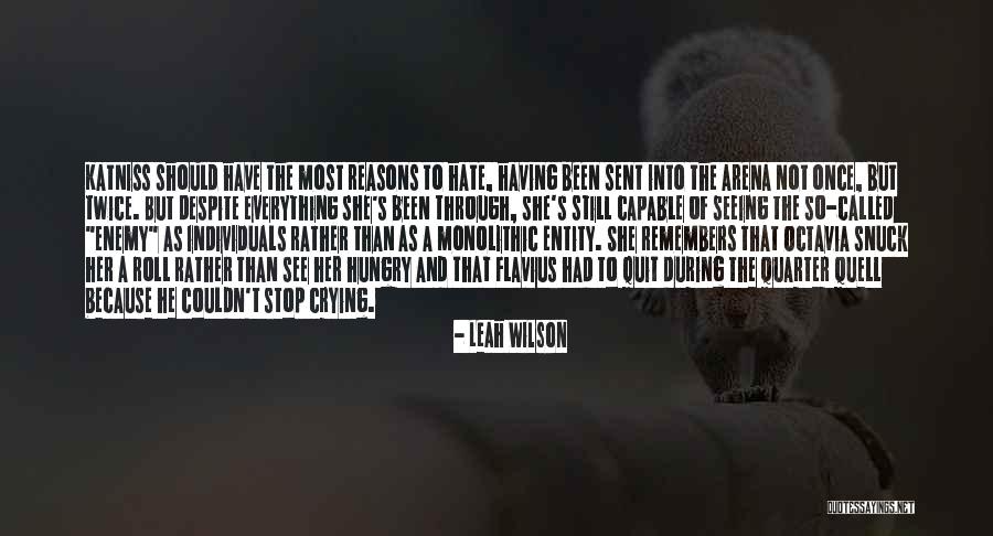 Flavius Hunger Games Quotes By Leah Wilson Flavius Hunger Games Quotes By Leah Wilson