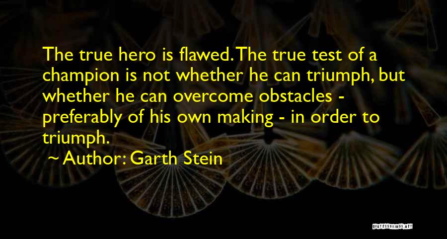 Flawed Quotes By Garth Stein