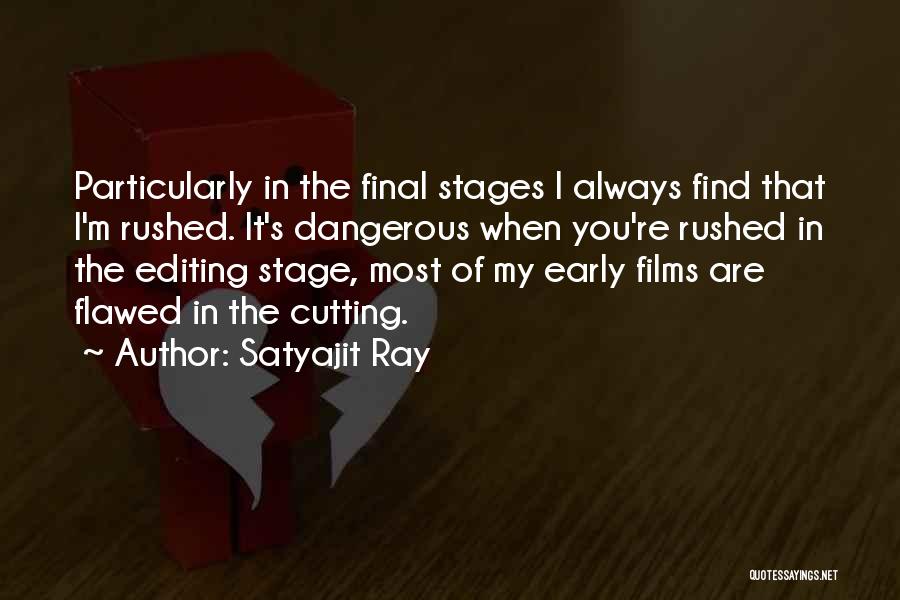 Flawed Quotes By Satyajit Ray