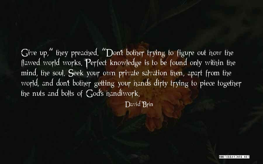 Flawed Together Quotes By David Brin Flawed Together Quotes By David Brin