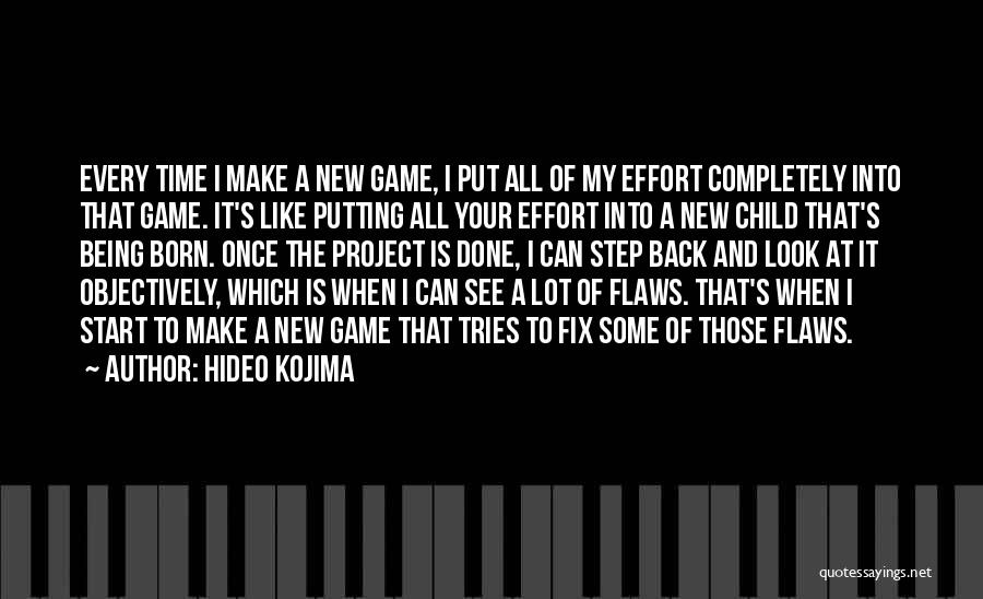 Flaws And All Quotes By Hideo Kojima