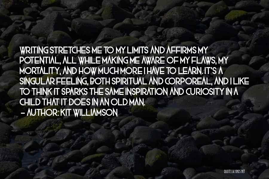 Flaws And All Quotes By Kit Williamson