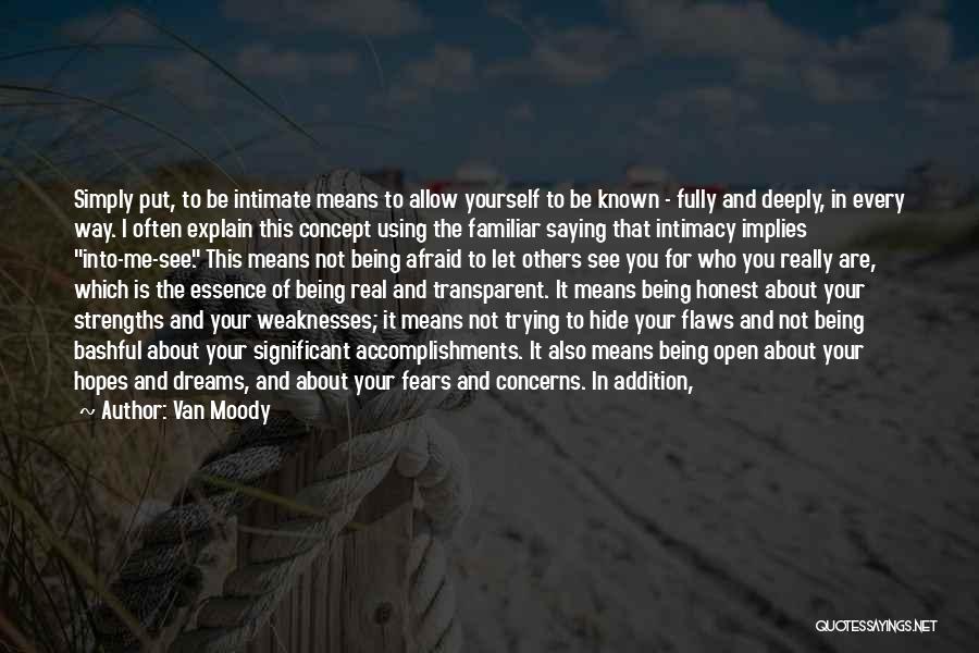 Flaws And All Quotes By Van Moody