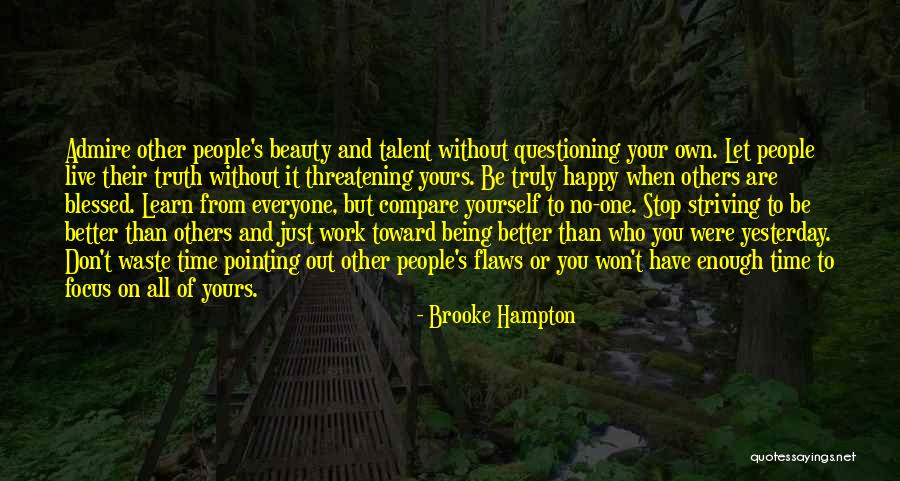 Flaws And Beauty Quotes By Brooke Hampton