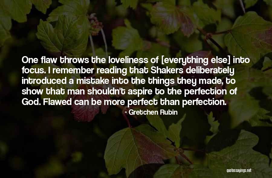 Flaws And Mistakes Quotes By Gretchen Rubin