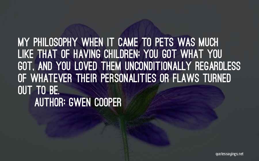 Flaws Quotes By Gwen Cooper