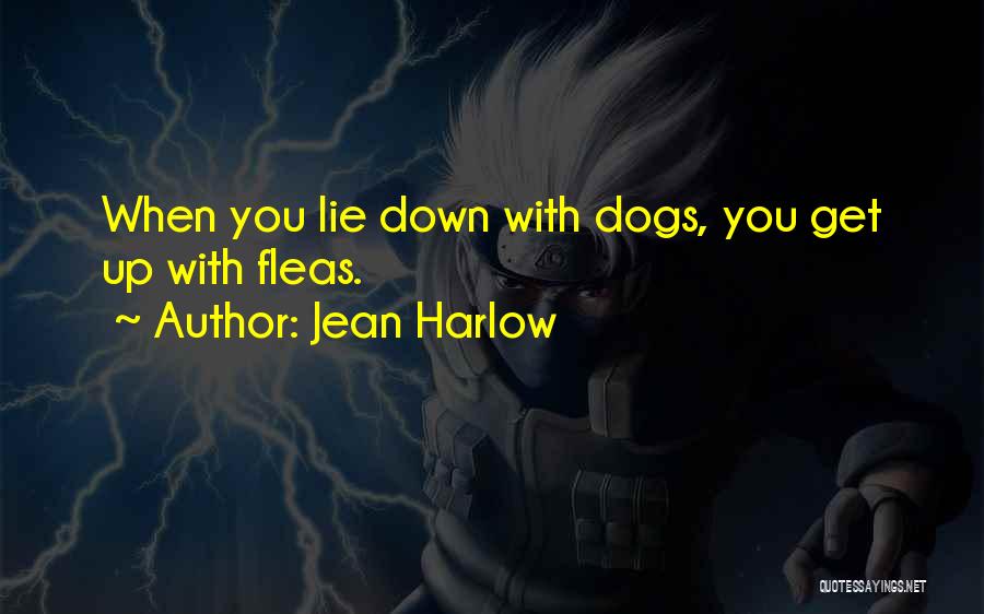 Fleas On Dogs Quotes By Jean Harlow