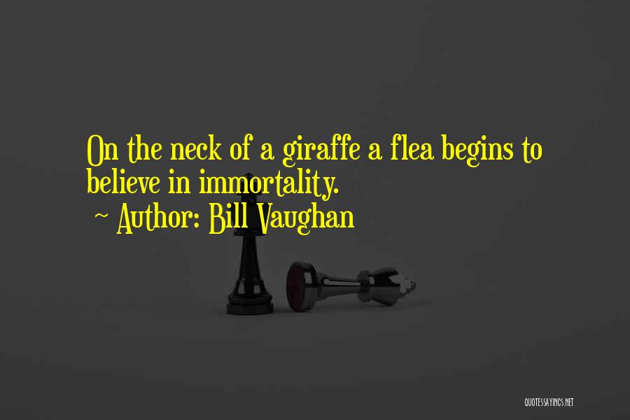 Fleas Quotes By Bill Vaughan