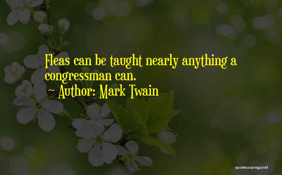 Fleas Quotes By Mark Twain