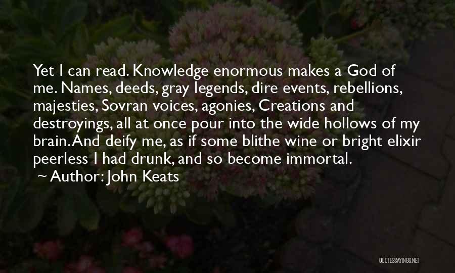 Fleecy Animals Quotes By John Keats