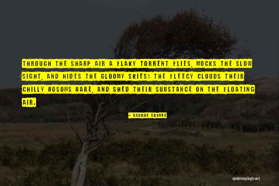 Fleecy Clouds Quotes By George Crabbe Fleecy Clouds Quotes By George Crabbe