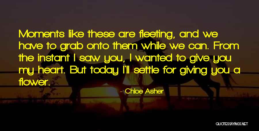 Fleeting Heart Quotes By Chloe Asher