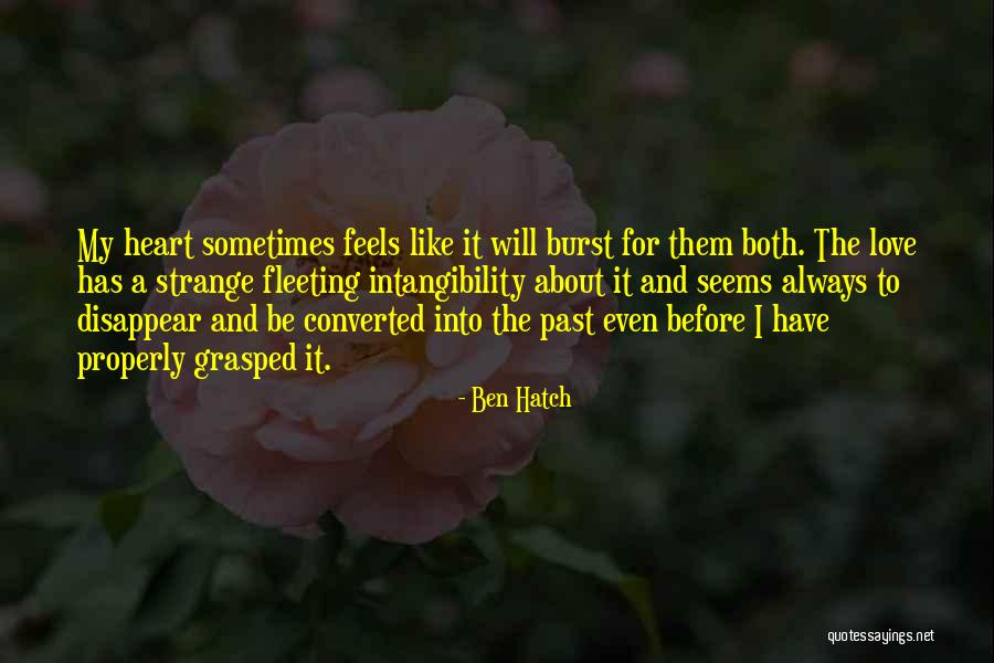 Fleeting Love Quotes By Ben Hatch Fleeting Love Quotes By Ben Hatch