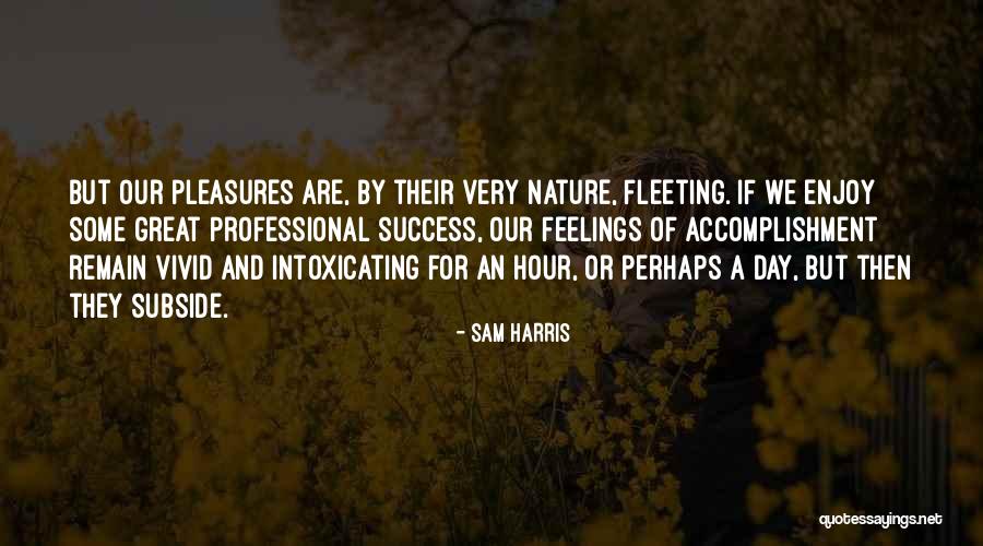 Fleeting Pleasures Quotes By Sam Harris