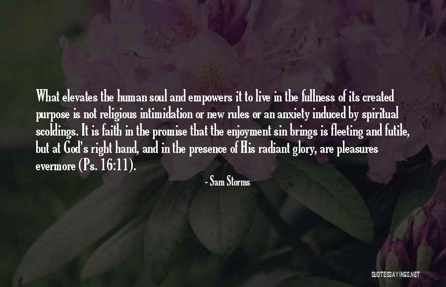Fleeting Pleasures Quotes By Sam Storms