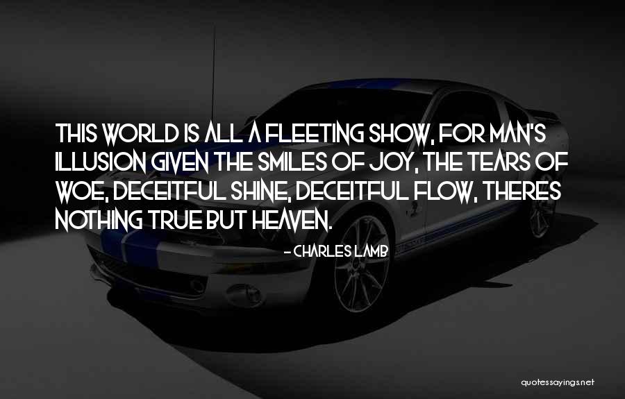 Fleeting World Quotes By Charles Lamb Fleeting World Quotes By Charles Lamb