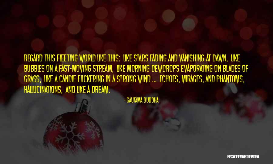 Fleeting World Quotes By Gautama Buddha Fleeting World Quotes By Gautama Buddha