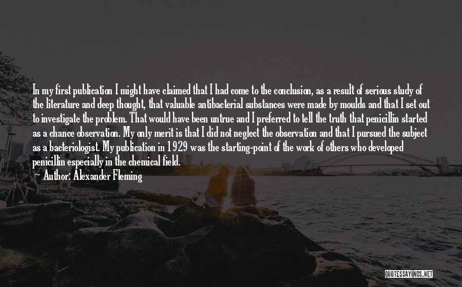 Fleming Alexander Quotes By Alexander Fleming