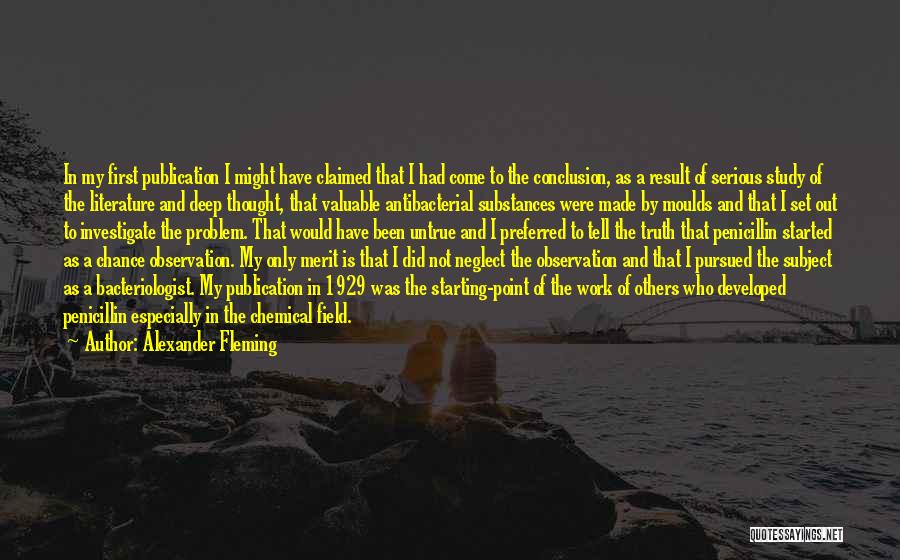 Fleming Quotes By Alexander Fleming