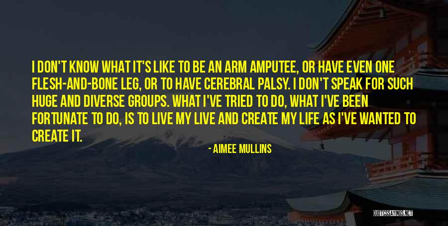 Flesh And Bone Quotes By Aimee Mullins