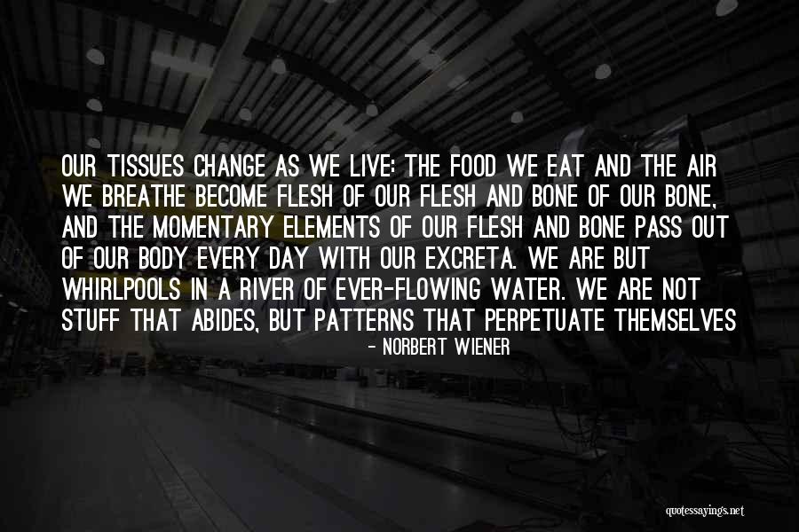 Flesh And Bone Quotes By Norbert Wiener Flesh And Bone Quotes By Norbert Wiener