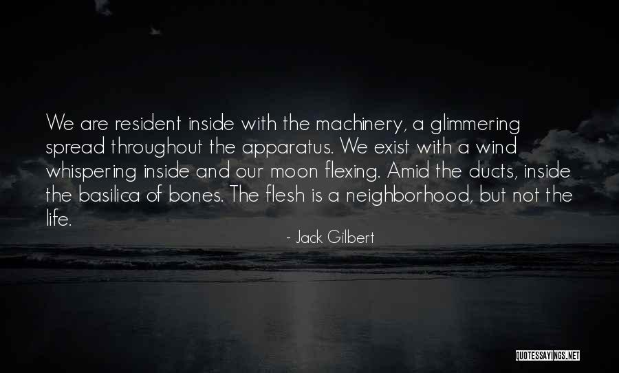 Flesh And Bones Quotes By Jack Gilbert Flesh And Bones Quotes By Jack Gilbert
