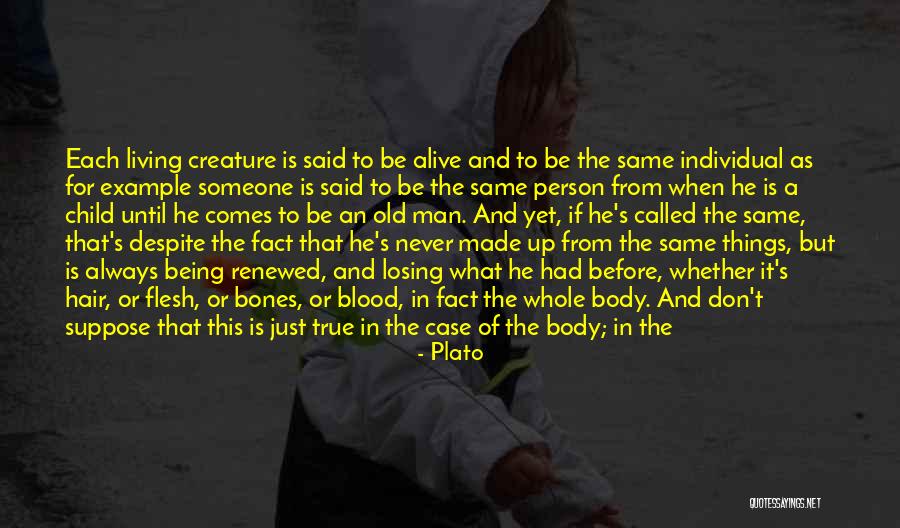 Flesh And Bones Quotes By Plato Flesh And Bones Quotes By Plato